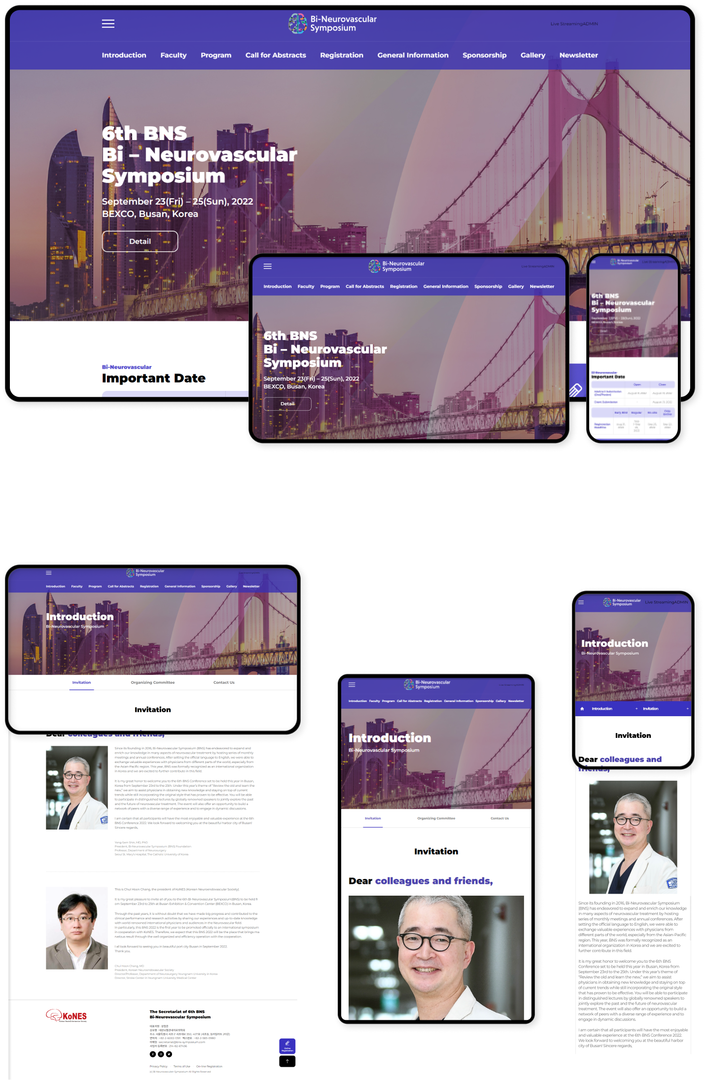 디자인펀치 제작 - BNS 2022 Responsive Web/App 상세 디자인 (PC)